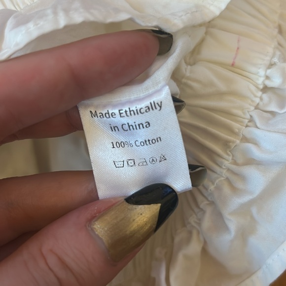 Wray white Leigh top bandeau crop medium - Picture 4 of 6